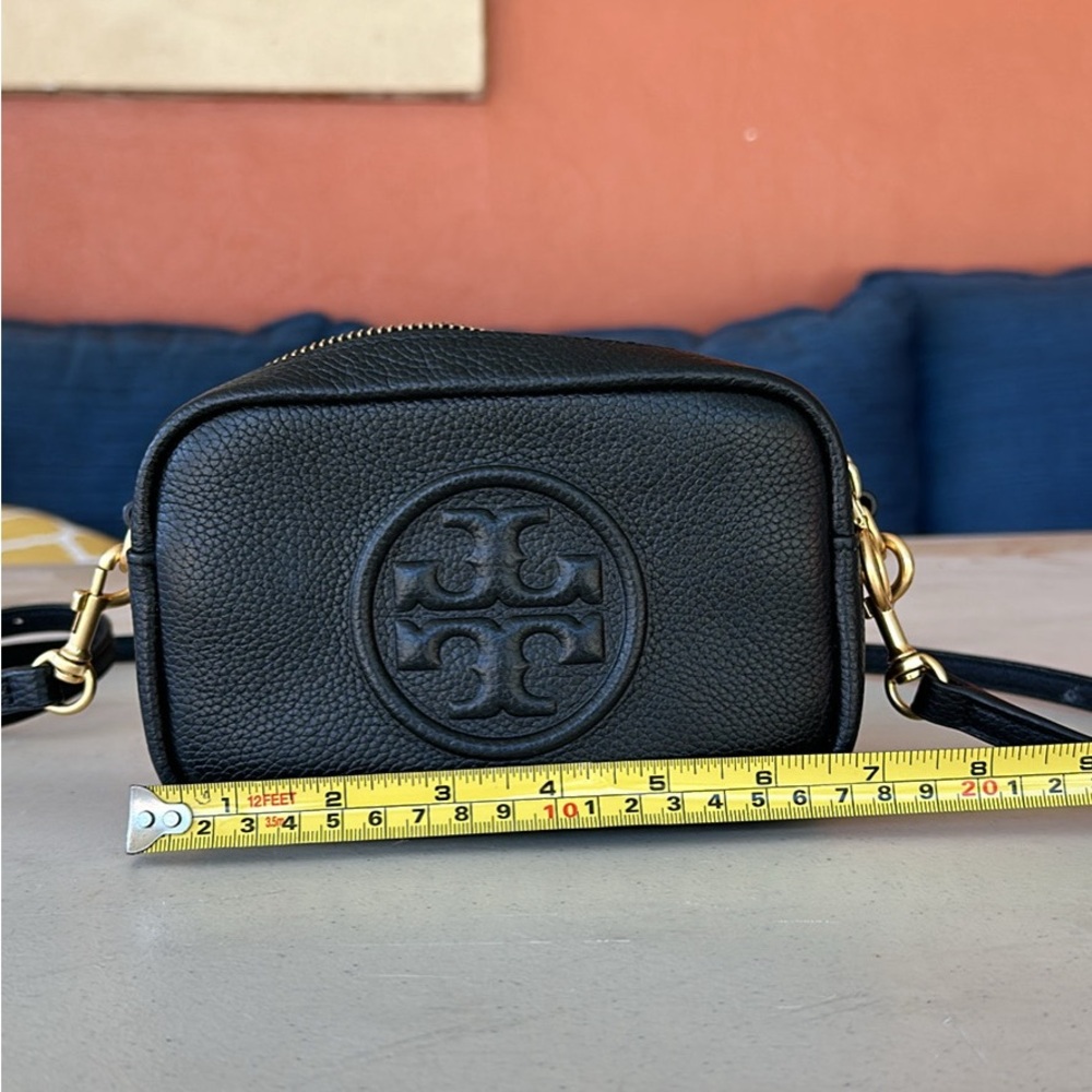Tory Burch mini black shoulder bag. Clean inside and out. ACCEPTING OFFERS!